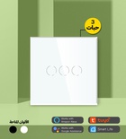 Smart switches 3 gangs for Hallways (3 pcs) with installation- ZINC