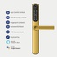 Smart Lock - Aluminium Doors With installation- Gold