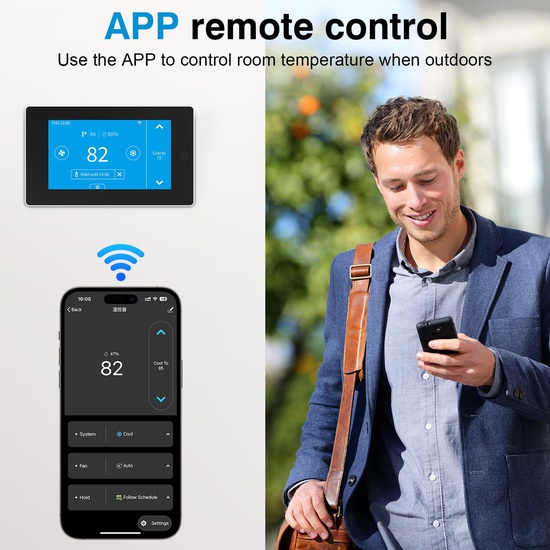 Smart Ac Thermostat - with installation