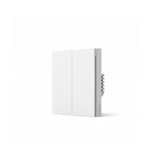 Aqara Smart Wall Switch H1(No Neutral, Double Rocker) - with installation