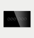 WiFi Smart Switch 6 Gang Black - with installation